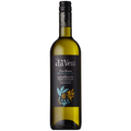 Wine bottle with 'Da Vero' label on a white background